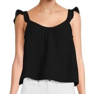 Marine Layer Black Jude Tank Blouse Size Large